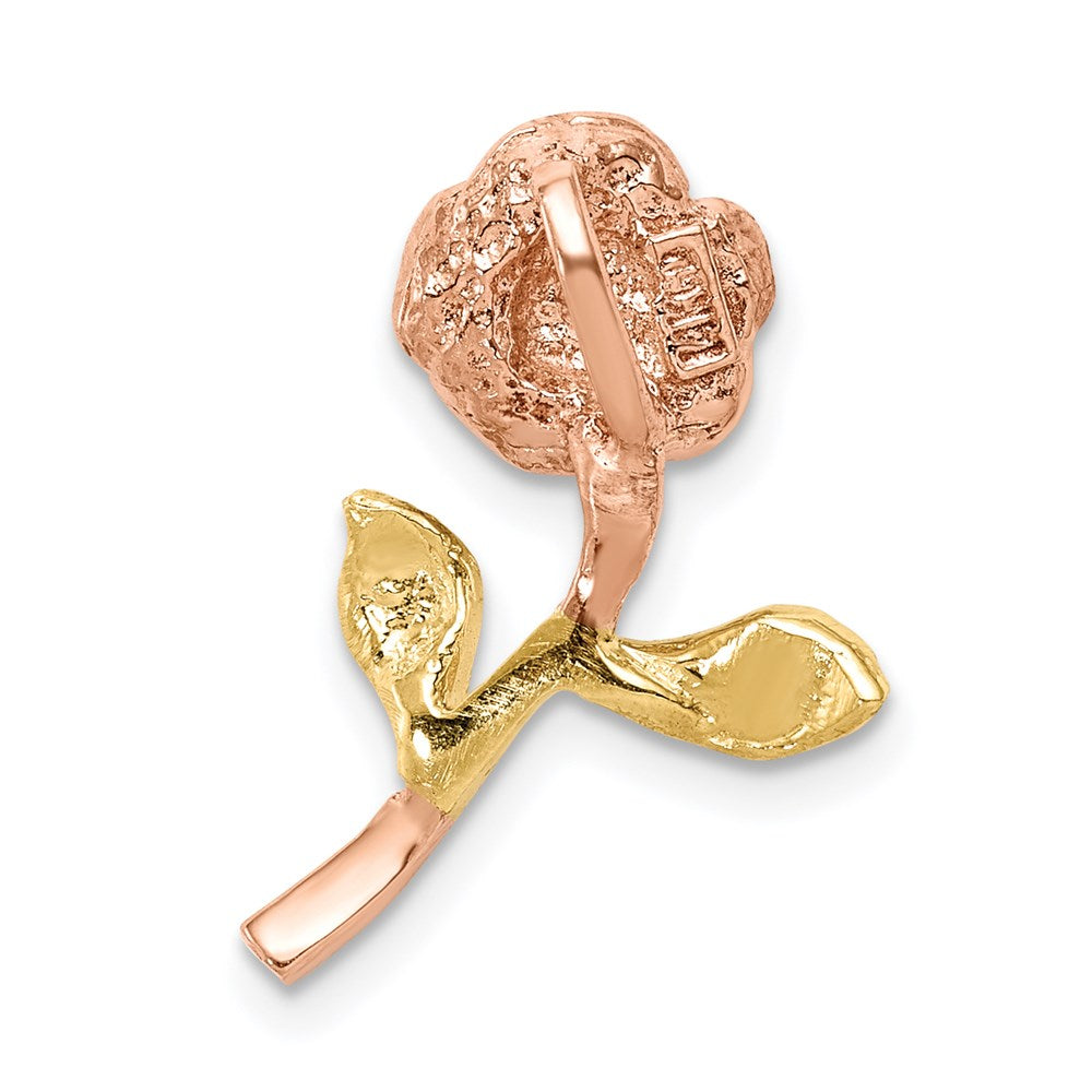14K Bicolor Rose Kette Anhänger