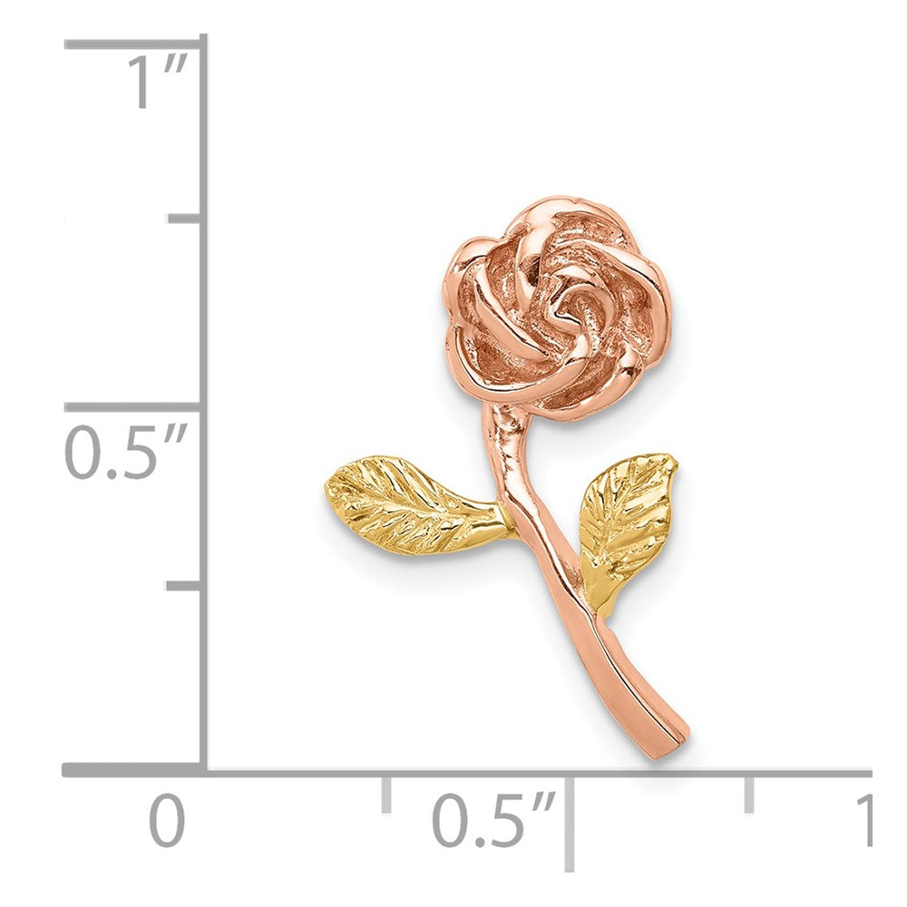 14K Bicolor Rose Kette Anhänger