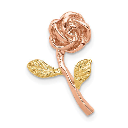 14K Bicolor Rose Kette Anhänger