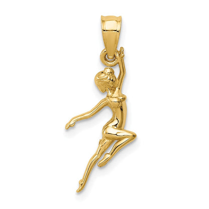 14K Gelbgold Dancer Anhänger