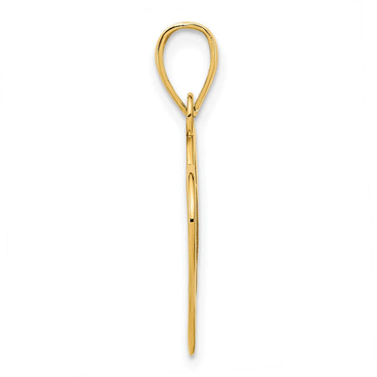 14K Gelbgold Herz-Anhänger #15