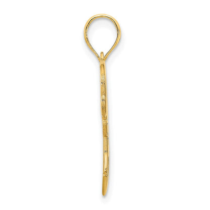 14K Gelbgold Hirsch-Anhänger