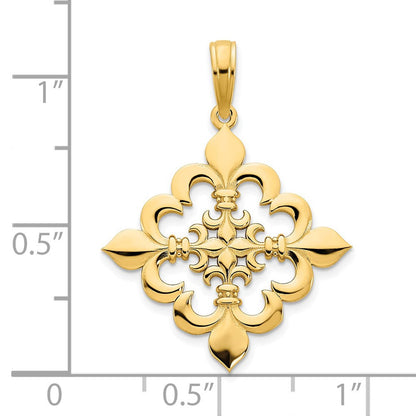 14K Gelbgold Fancy-Anhänger