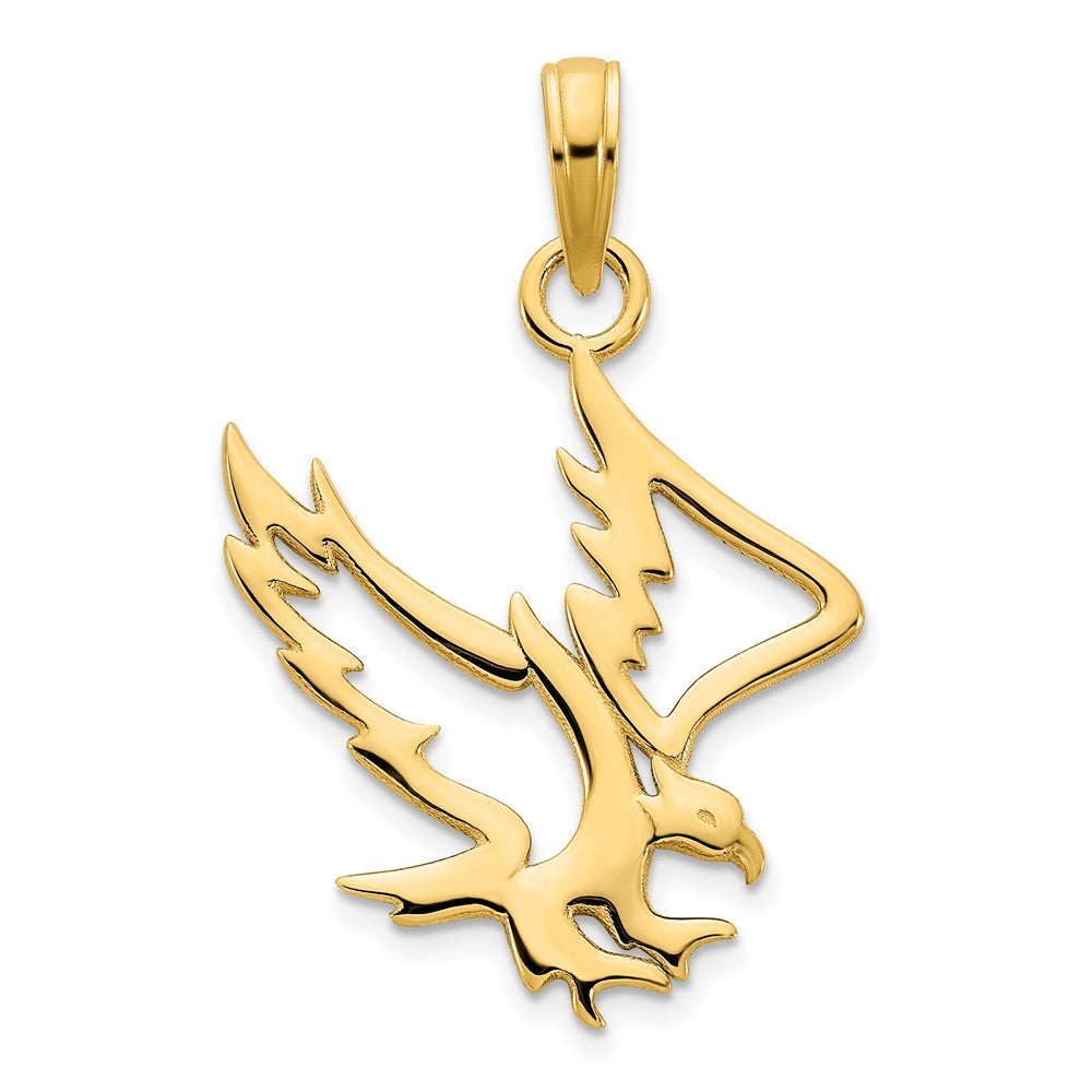 14K Gelbgold Adler-Anhänger