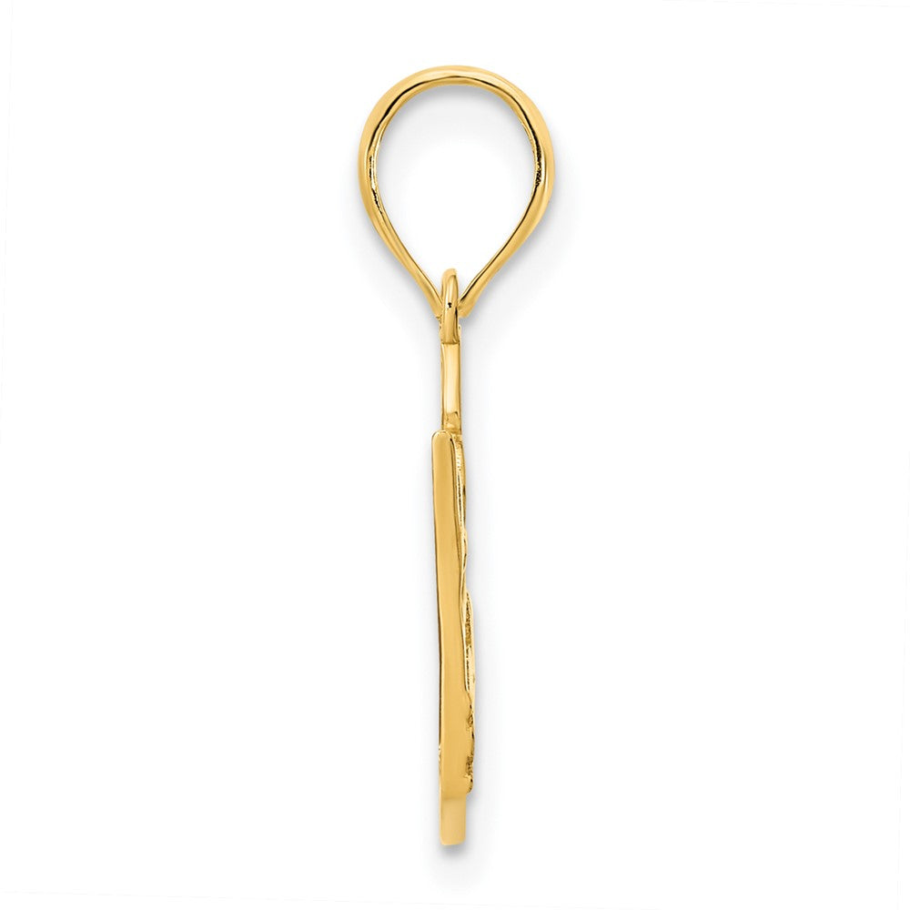 14K Gelbgold 15 Kronen-Anhänger