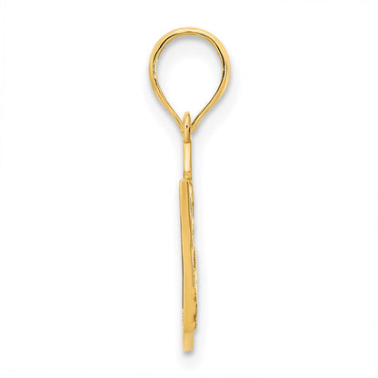 14K Gelbgold 15 Kronen-Anhänger