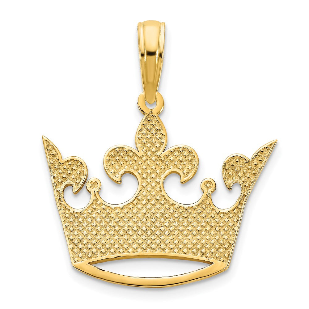 14K Gelbgold 15 Kronen-Anhänger