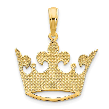 14K Gelbgold 15 Kronen-Anhänger