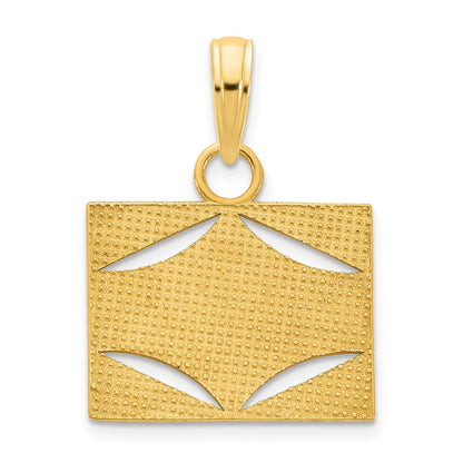 14K Gelbgold Anhänger „FINESSE“ mit Epoxidharz