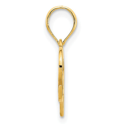 14K Gelbgold LOVE-Herz-Anhänger
