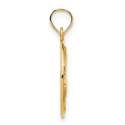 14K Gelbgold Feuerwehrmann-Anhänger
