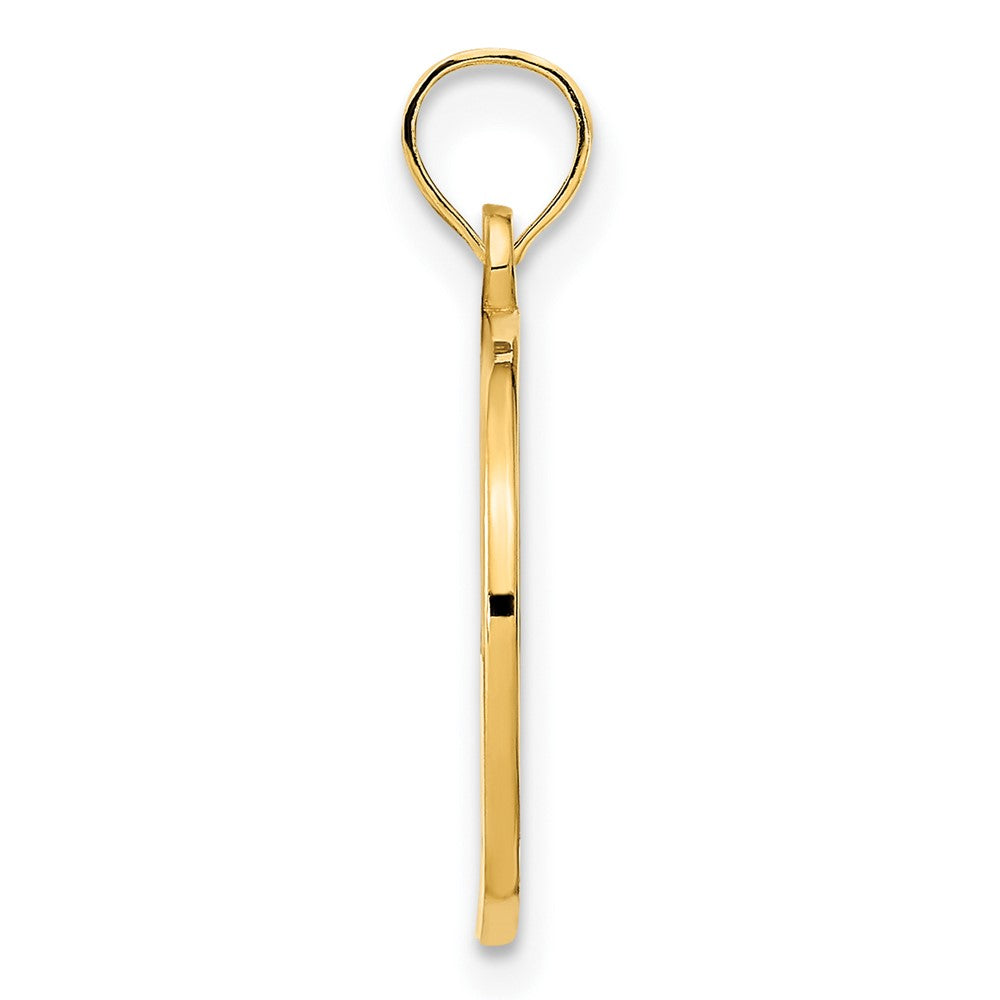 14K Gelbgold 14ky Liebe Charm