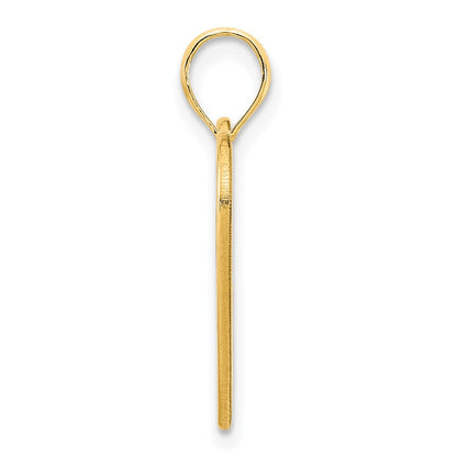 14K Gelbgold Fancy-Herz-Anhänger