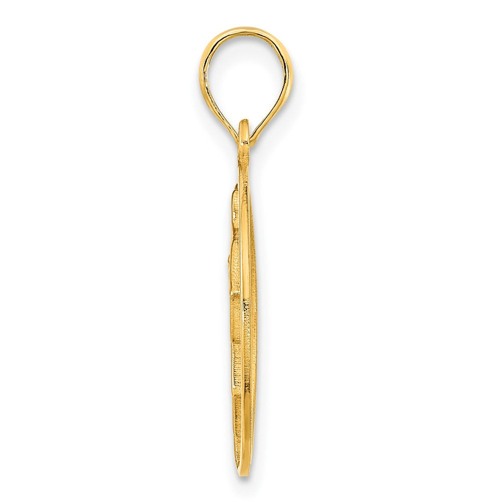 14K Gelbgold Pferd-Anhänger