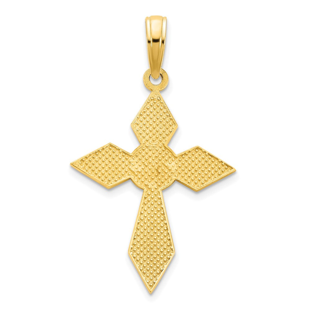 14K Gelbgold Passion-Kreuz-Anhänger