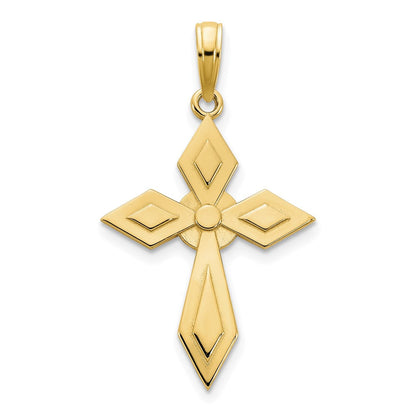 14K Gelbgold Passion-Kreuz-Anhänger