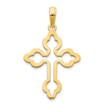 14K Gelbgold Kreuz-Charm