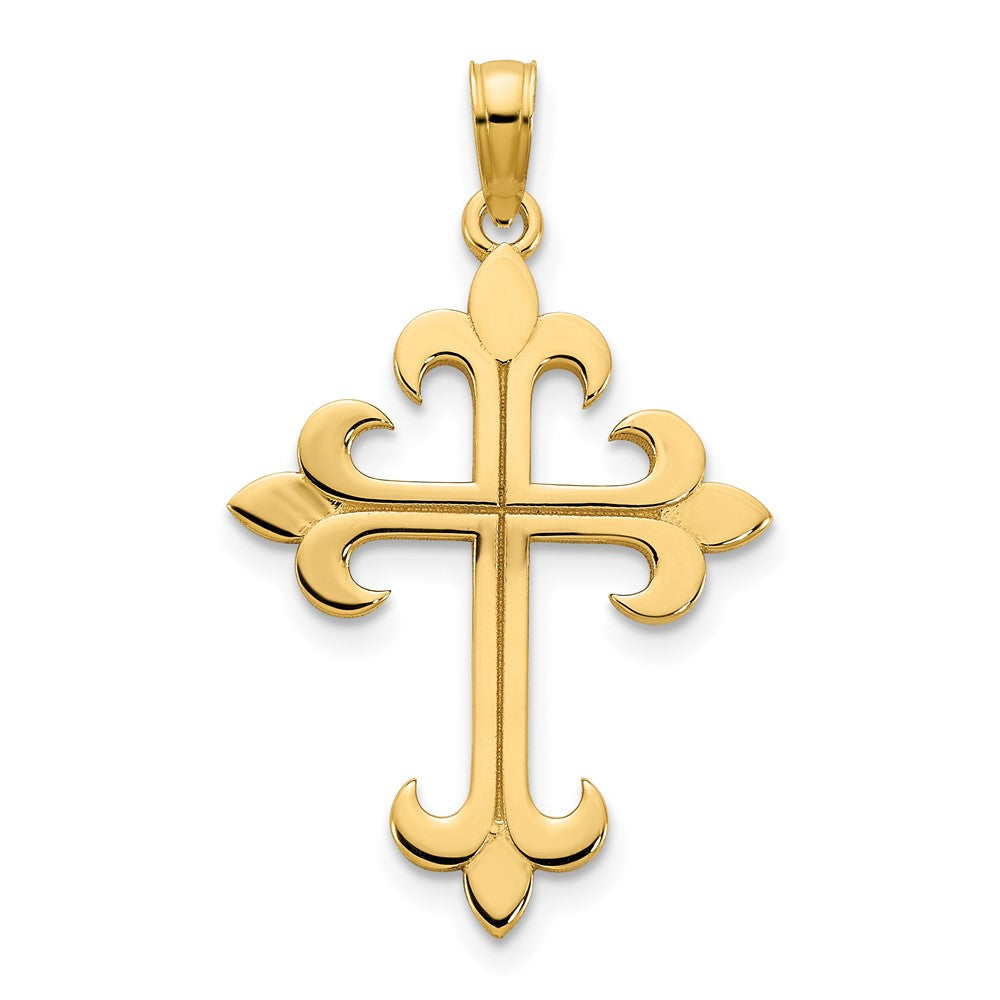 14K Gelbgold Kreuz-Charm