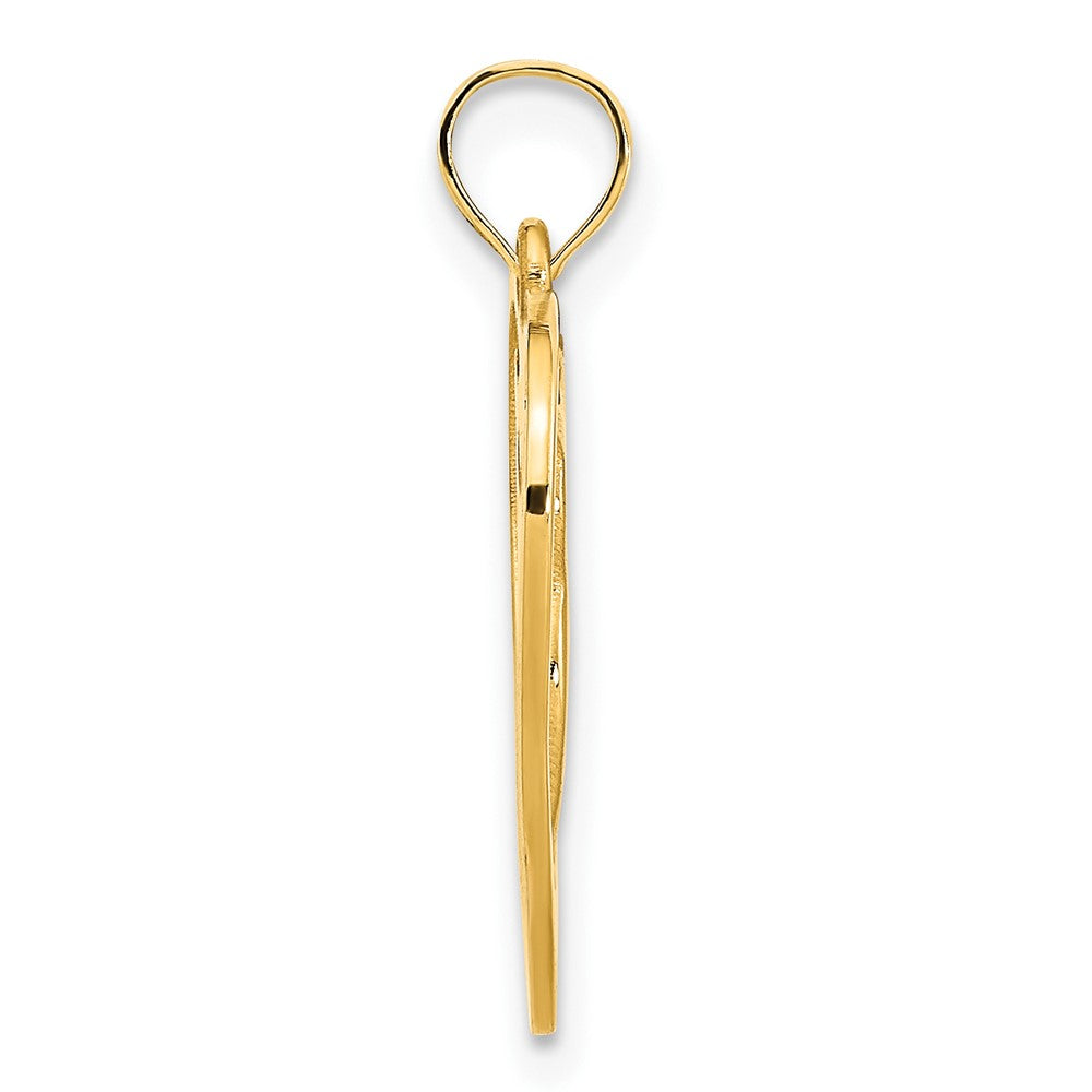 14K Gelbgold Eulen-Charm