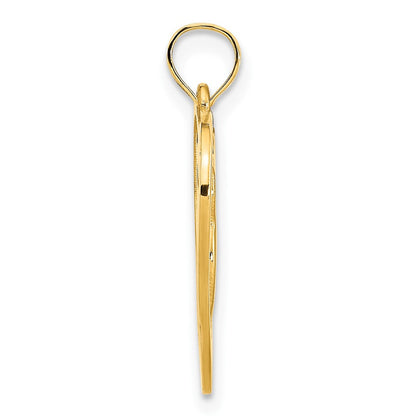 14K Gelbgold Eulen-Charm