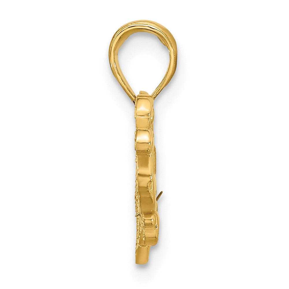 14K Gelbgold Fantasie Süß 16 Charm