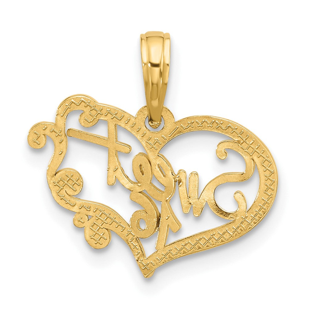 14K Gelbgold Fantasie Süß 16 Charm