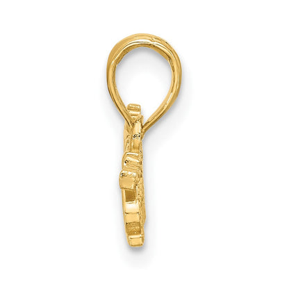 14K Gelbgold Poliert Princess Charm