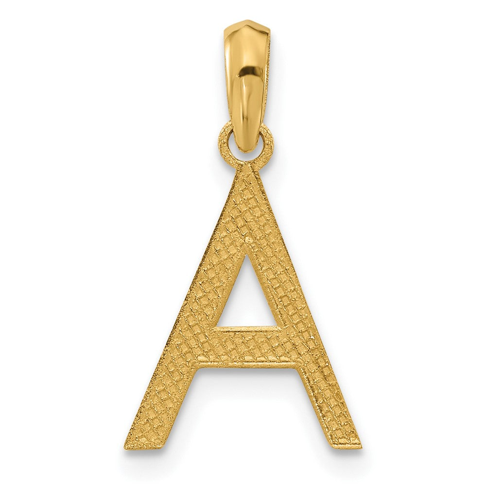 14K Gelbgold Fantasie Buchstabe A