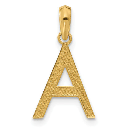14K Gelbgold Fantasie Buchstabe A