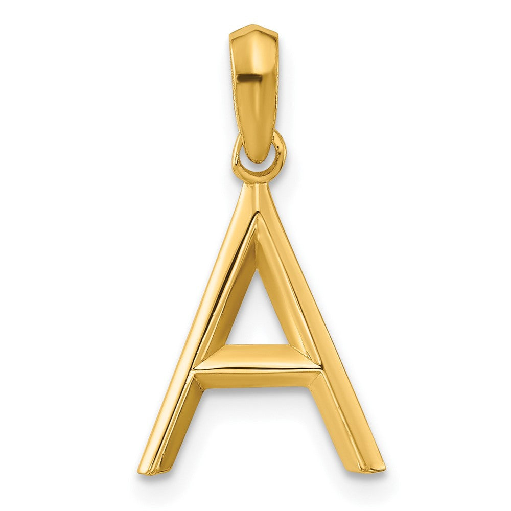 14K Gelbgold Fantasie Buchstabe A