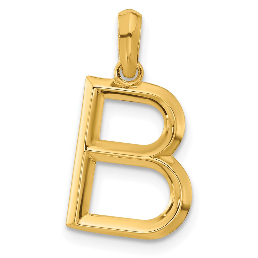14K Gelbgold Fantasie Buchstabe B