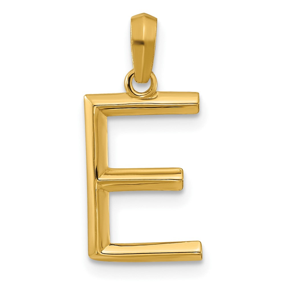 14K Gelbgold Fantasie Buchstabe E