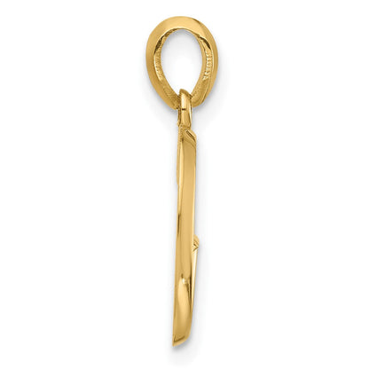 14K Gelbgold Fantasie Buchstabe G