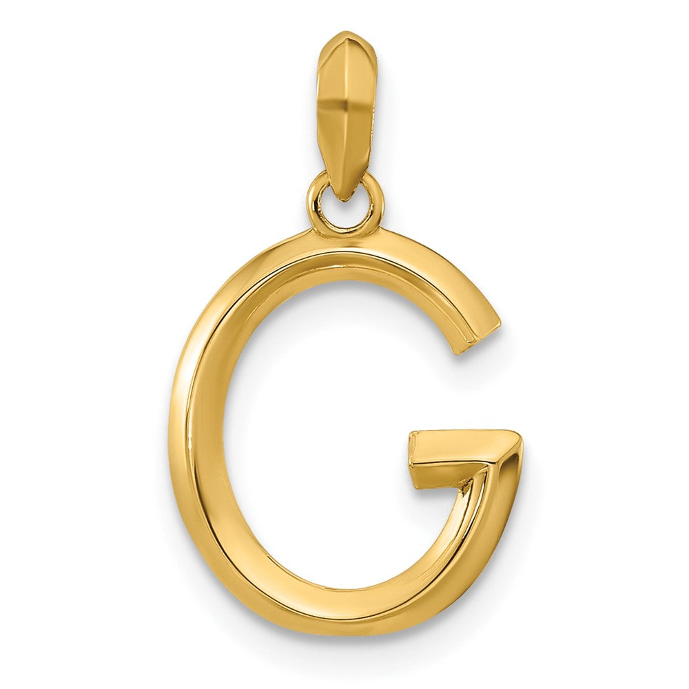 14K Gelbgold Fantasie Buchstabe G