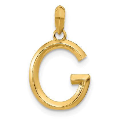14K Gelbgold Fantasie Buchstabe G