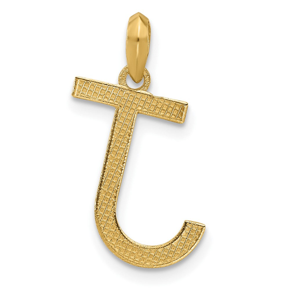 14K Gelbgold Fantasie Buchstabe J