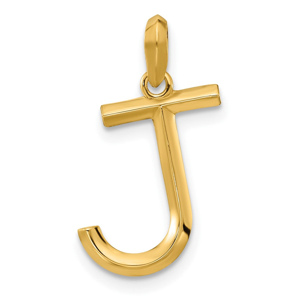 14K Gelbgold Fantasie Buchstabe J