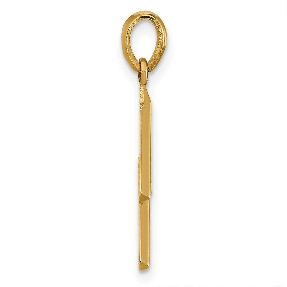 14K Gelbgold Fantasie Buchstabe M