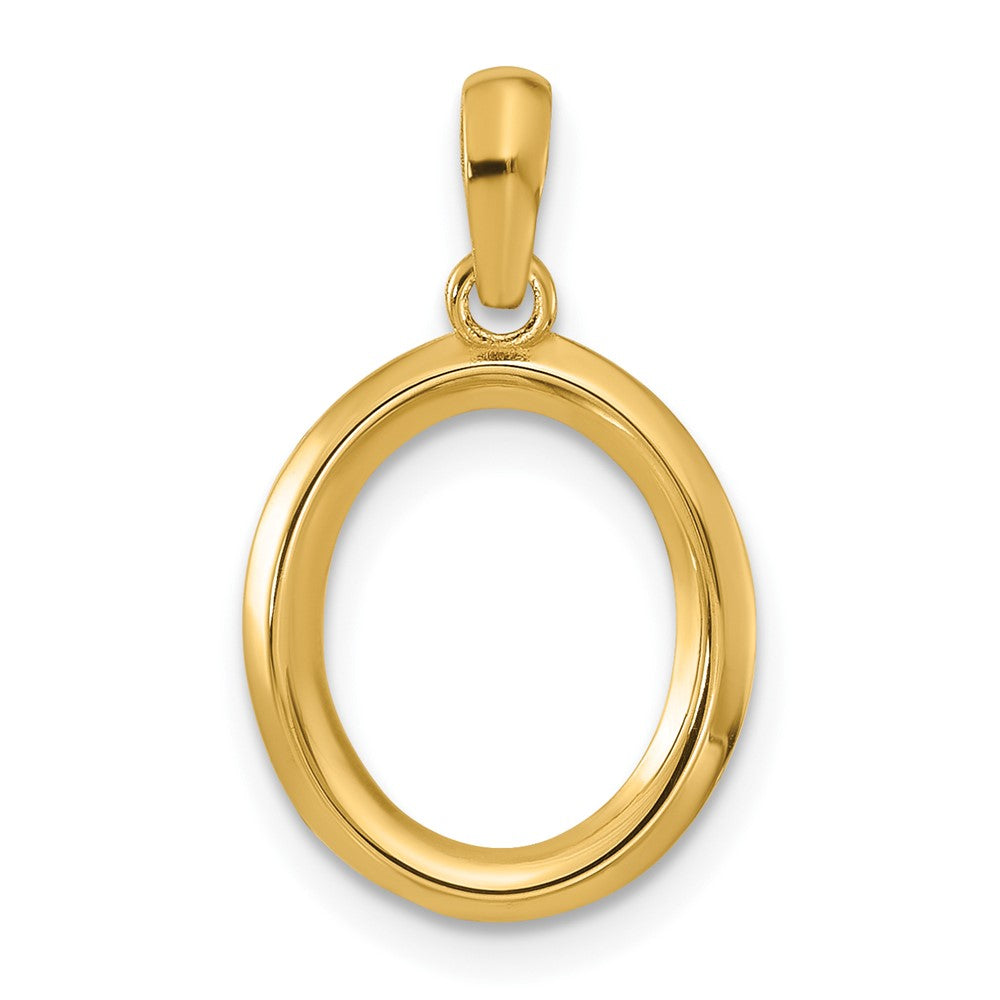 14K Gelbgold Fantasie Buchstabe O