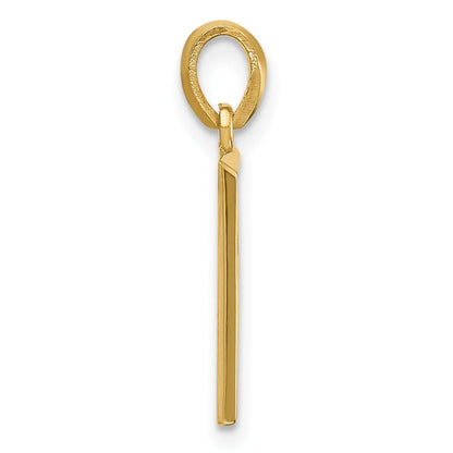 14K Gelbgold Fantasie Buchstabe P