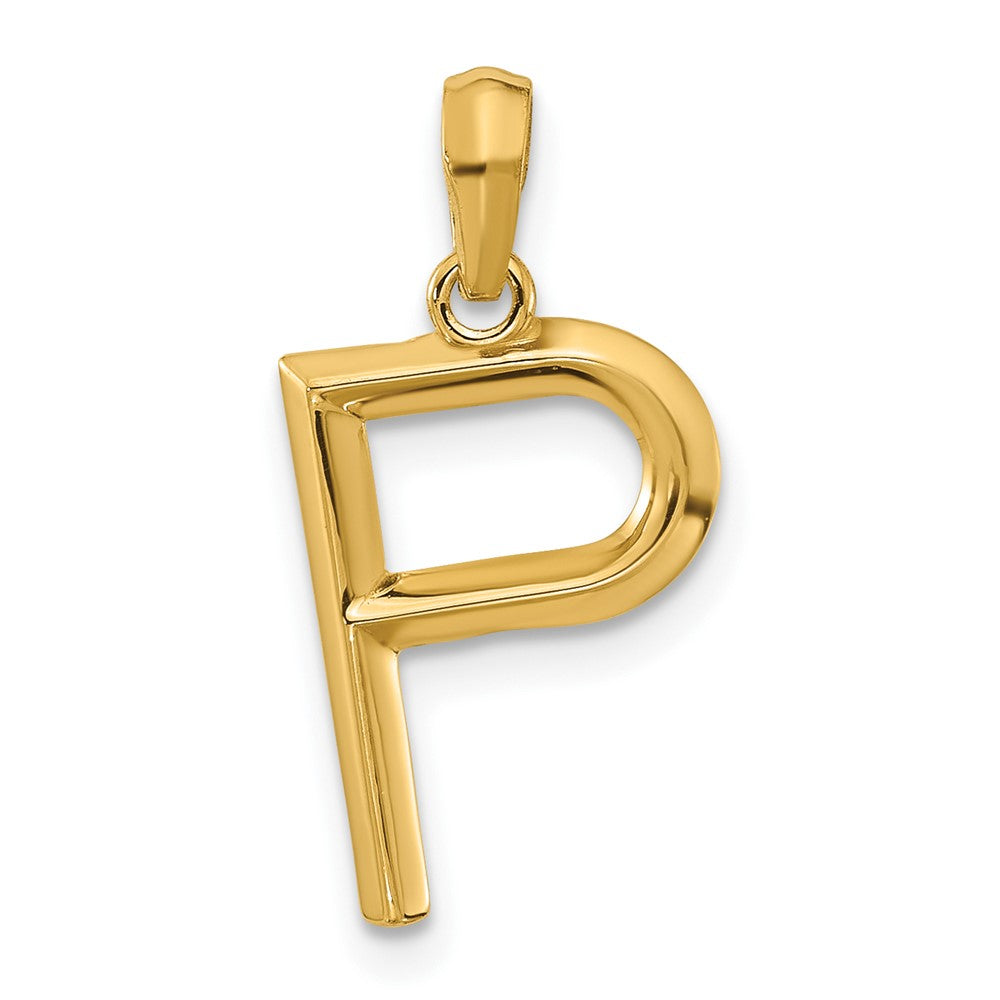 14K Gelbgold Fantasie Buchstabe P