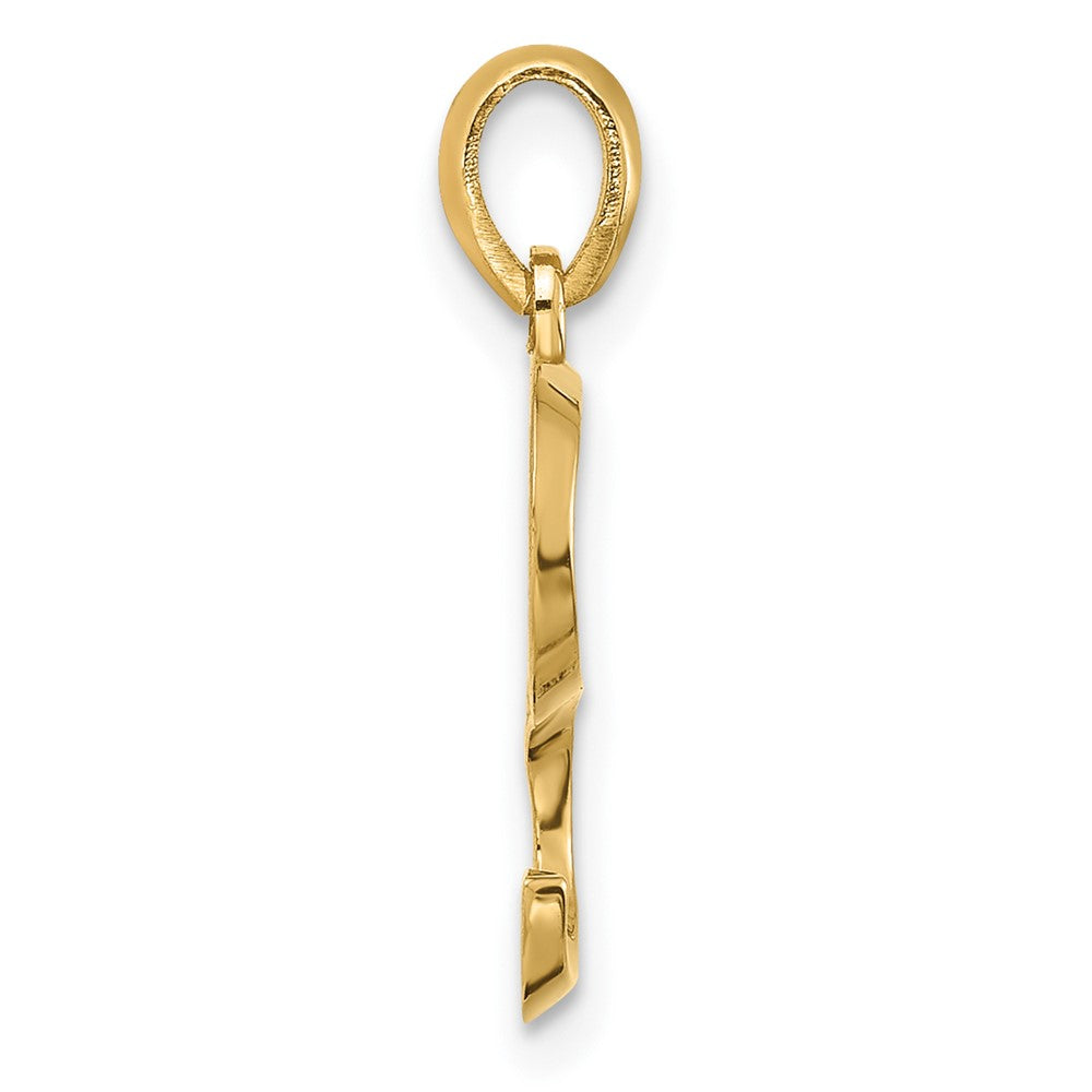 14K Gelbgold Fantasie Buchstabe S