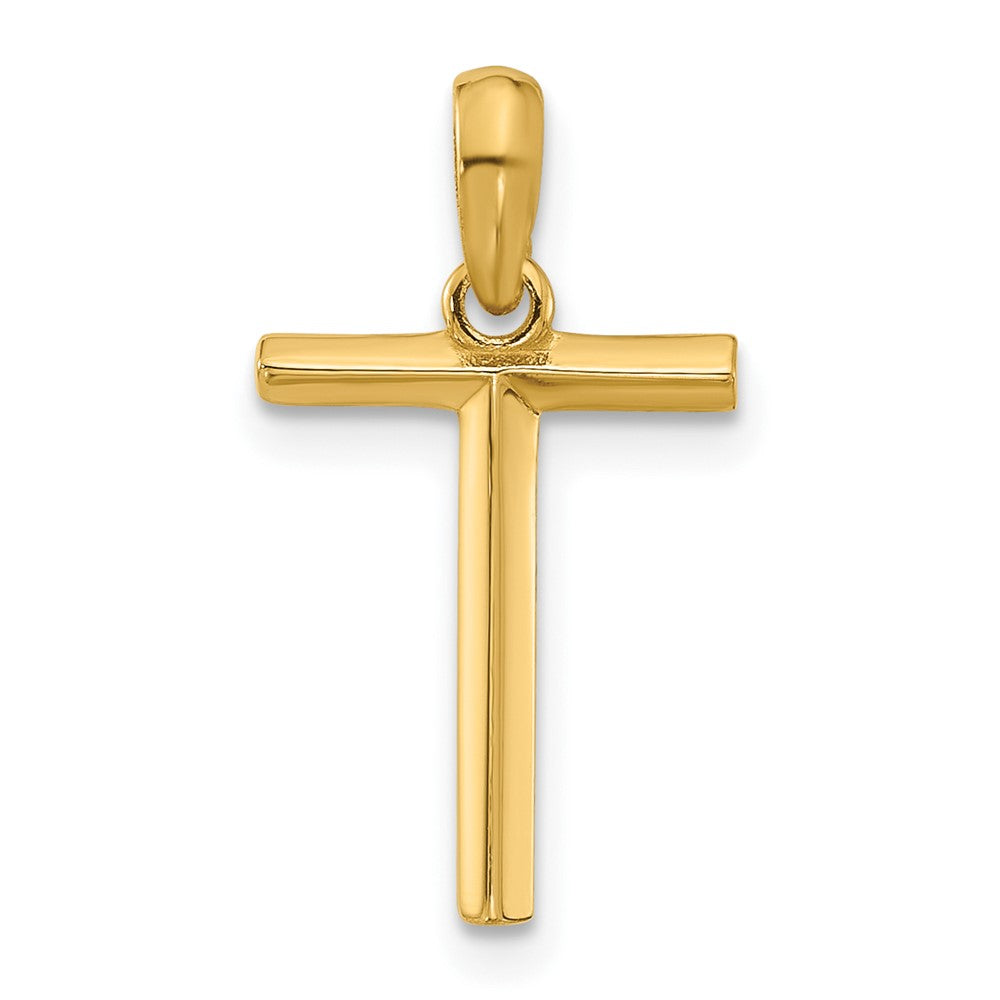 14K Gelbgold Fantasie Buchstabe T