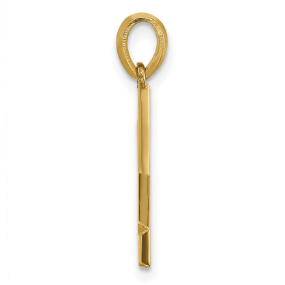 14K Gelbgold Fantasie Buchstabe X