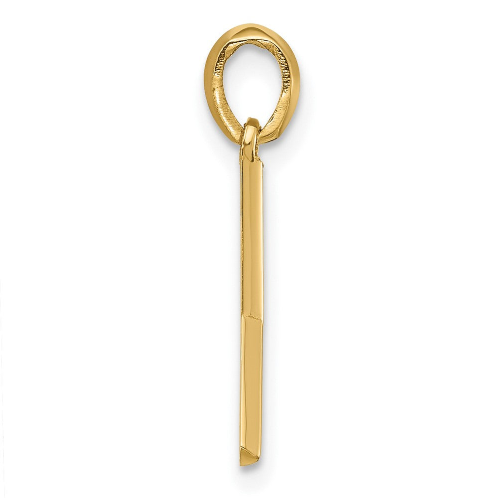14K Gelbgold Fantasie Buchstabe Y