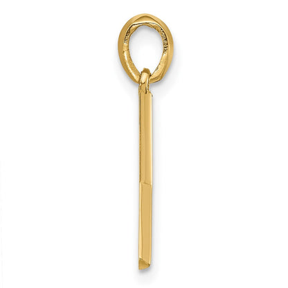 14K Gelbgold Fantasie Buchstabe Y
