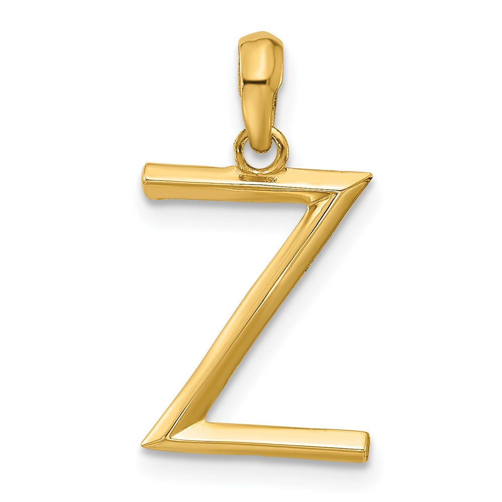 14K Gelbgold Fantasie Buchstabe Z