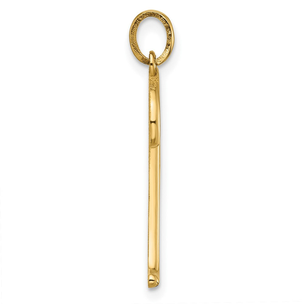 14K Gelbgold Fantasie Buchstabe A