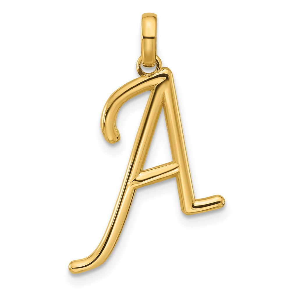 14K Gelbgold Fantasie Buchstabe A