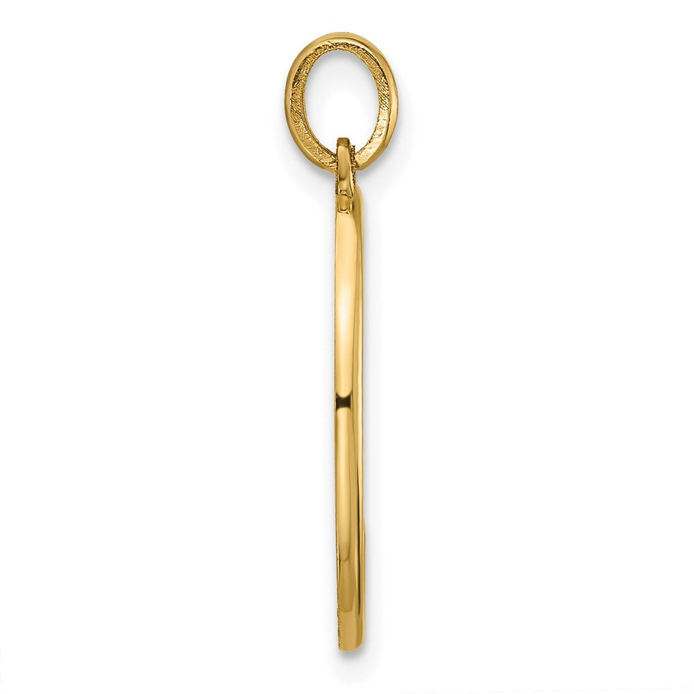 14K Gelbgold Fantasie Buchstabe C
